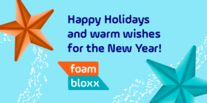 Foambloxx happy holidays email